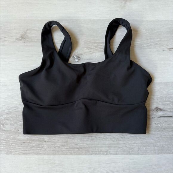 Gymshark Longline sports bra medium support Size Small Black NWT in packaging - Picture 7 of 7